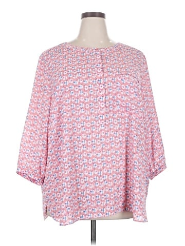 Not Your Daughter's Jeans 3/4 Sleeve Blouse (view 1)