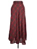 Zanzea Collection 100% Polyester Argyle Red Casual Skirt Size M - photo 1