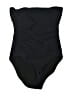 J.Crew Solid Black One Piece Swimsuit Size 8 - photo 1