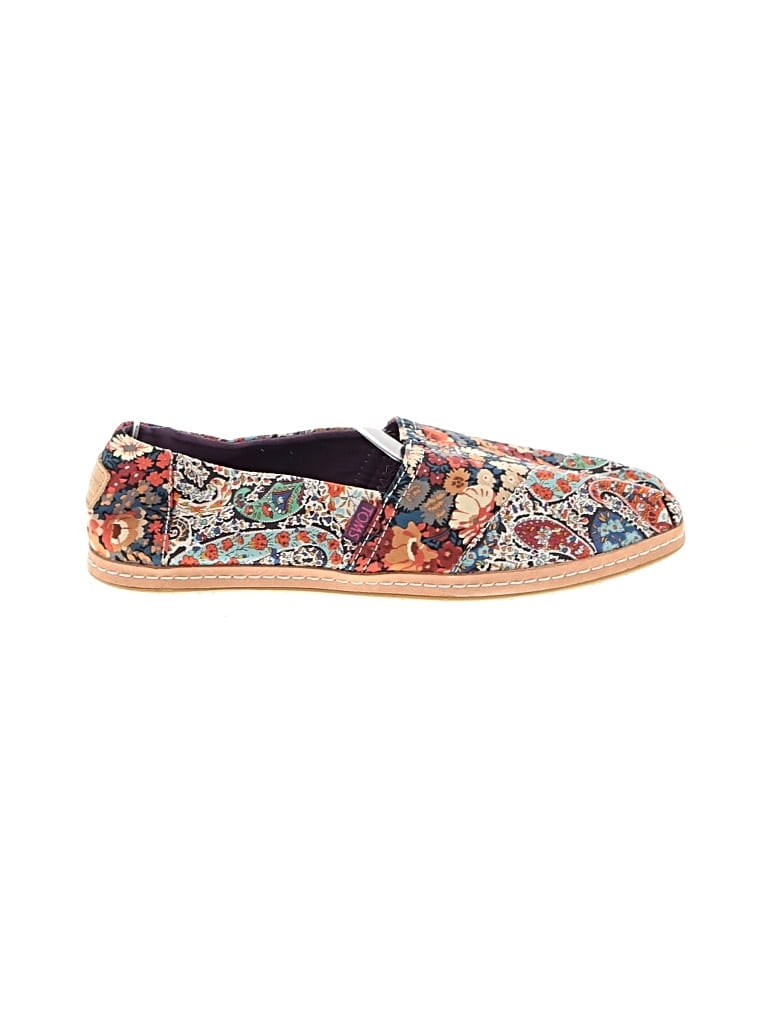 Pre-owned Toms Flats In Purple