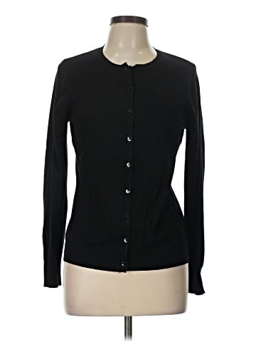 August Silk Cardigan (view 1)