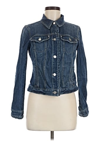 White House Black Market Denim Jacket (view 1)