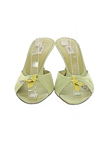Prada Vintage Buckle Accent Sandals (view 2)