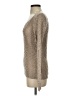 Love Stitch 100% Acrylic Metallic Tan Pullover Sweater Size S - photo 5