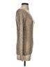 Love Stitch 100% Acrylic Metallic Tan Pullover Sweater Size S - photo 4