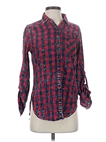 SNEAK PEEK Long Sleeve Button-Down Shirt (view 1)