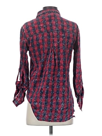 SNEAK PEEK Long Sleeve Button-Down Shirt (view 2)