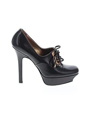Gucci Leather Lace Up Platform Booties  (view 1)