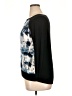 Como Black Print Blue Pullover Sweater Size XL - photo 5
