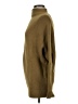 Bluivy Solid Tan Turtleneck Sweater Size S - photo 5