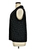 Kasper Polka Dots Black Sleeveless Blouse Size XL - photo 5