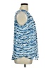 Vince Camuto Stripes Blue Sleeveless Blouse Size 1X - photo 4