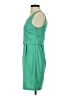 Double Zero Solid Green Casual Dress Size S - photo 5