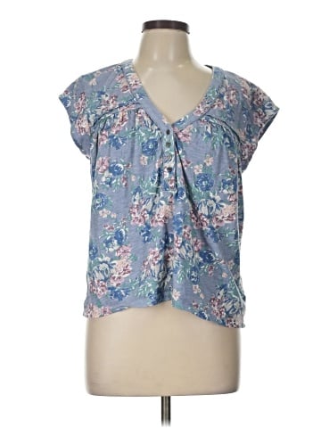 Lucky Brand Short Sleeve Blouse (view 1)