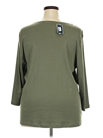 Karen Scott 3/4 Sleeve T-Shirt (view 2)