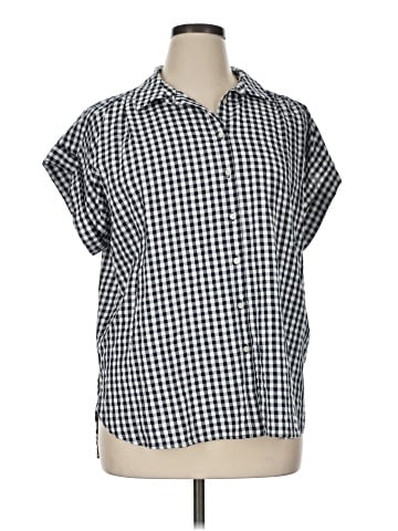 Ann Taylor LOFT Short Sleeve Blouse (view 1)