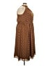 Worthington 100% Polyester Chevron-herringbone Brown Casual Dress Size 22 - photo 4