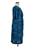 Connected Apparel Graphic Polka Dots Blue Cocktail Dress Size 16 - photo 4