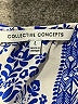 Collective Concepts 100% Polyester Blue Sleeveless Blouse Size L - photo 7