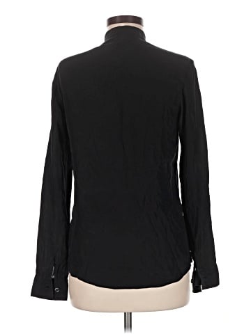 Ines de la Fressange for Uniqlo Long Sleeve Silk Top (view 2)