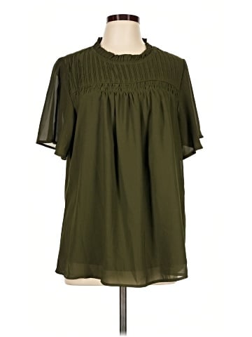 BLOOMCHIC Short Sleeve Blouse (view 1)