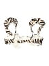 H&M Animal Print Ivory Swimsuit Top Size M - photo 2