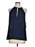 BB Dakota Blue Sleeveless Blouse Size M - photo 1