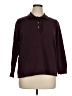 Talbots 100% Cotton Burgundy Pullover Sweater Size 1X - photo 1