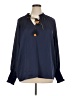 Lord & Taylor 100% Polyester Blue Long Sleeve Blouse Size XL - photo 1