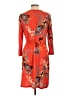 ECI Print Orange Cocktail Dress Size L - photo 2