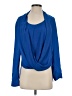 Vince Camuto 100% Polyester Blue Long Sleeve Blouse Size XS - photo 1