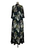 Mlle Gabrielle Tropical Black Casual Dress Size 2X - photo 2