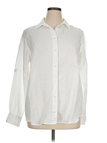 Lauren by Ralph Lauren Long Sleeve Button-Down Shirt (view 1)