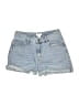 H&M 100% Cotton Blue Denim Shorts Size 8 - photo 1