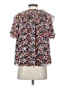 Crosby 100% Polyester Black Short Sleeve Blouse Size S - photo 2