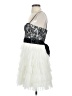 Deb 100% Polyester Ivory Cocktail Dress Size 3 - photo 5