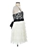 Deb 100% Polyester Ivory Cocktail Dress Size 3 - photo 4