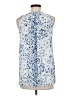 Adrienne Vittadini 100% Polyester Blue Sleeveless Blouse Size M - photo 2