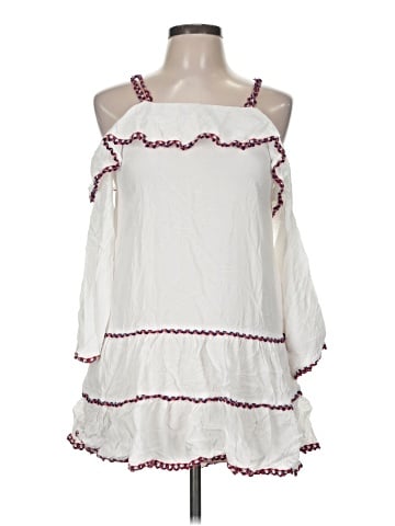 Red Carter Casual Dress (view 1)