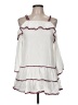 Red Carter 100% Rayon White Casual Dress Size EU 40 / US 10 - photo 1