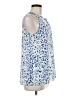Adrienne Vittadini 100% Polyester Blue Sleeveless Blouse Size M - photo 4