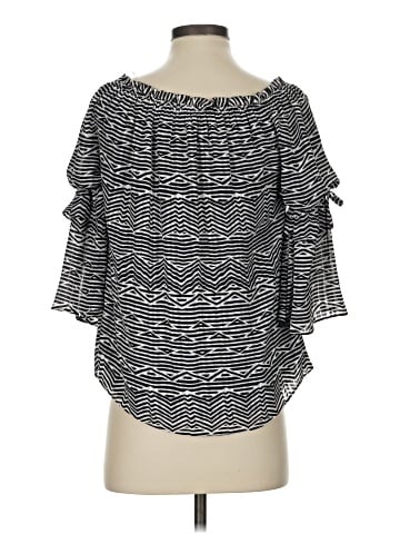 White House Black Market 3/4 Sleeve Blouse (view 2)