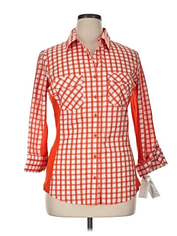 Zac & Rachel 3/4 Sleeve Button-Down Shirt (view 1)
