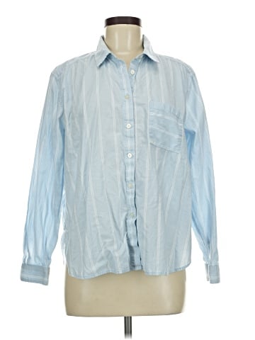 Ann Taylor LOFT Long Sleeve Button-Down Shirt (view 1)