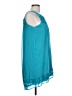 V Fish 100% Polyester Teal Casual Dress Size L - photo 4