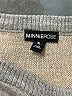 Minnie Rose Chevron-herringbone Gray Pullover Sweater Size XL - photo 7