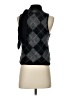 H&M Argyle Black Sweater Vest Size S - photo 2