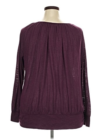 Lane Bryant 3/4 Sleeve T-Shirt (view 2)