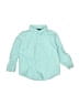 Janie and Jack Solid Teal Long Sleeve Button-Down Shirt Size 18-24 mo - photo 1