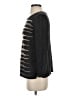 Nic + Zoe Metallic Black Pullover Sweater Size S - photo 5